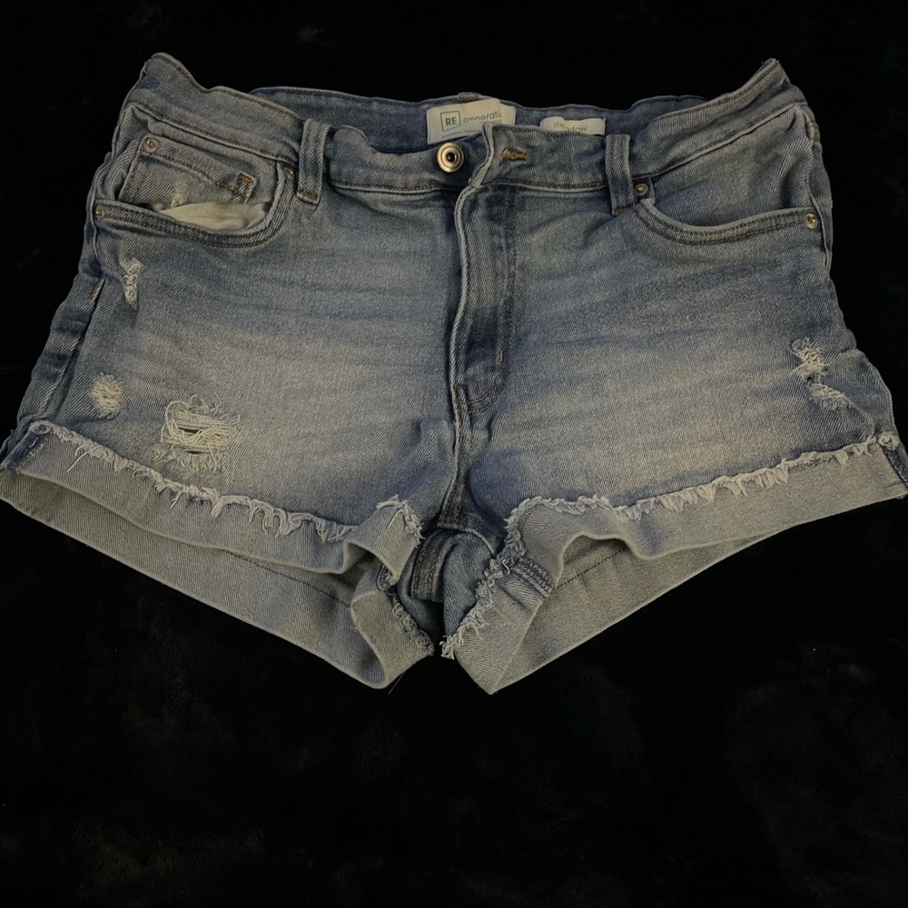Celebrity Pink Light Blue Jean Shorts